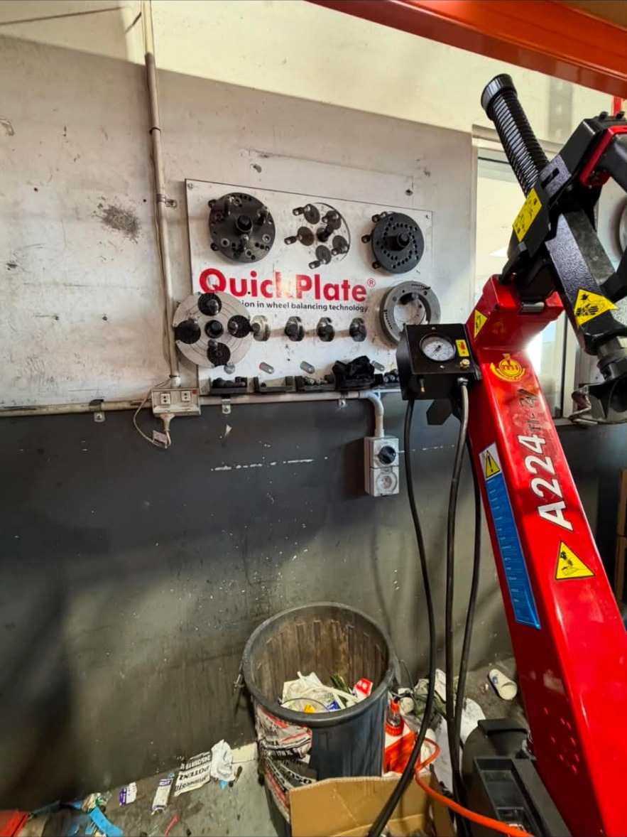 Workshop machine power outlets and isolator switch installed